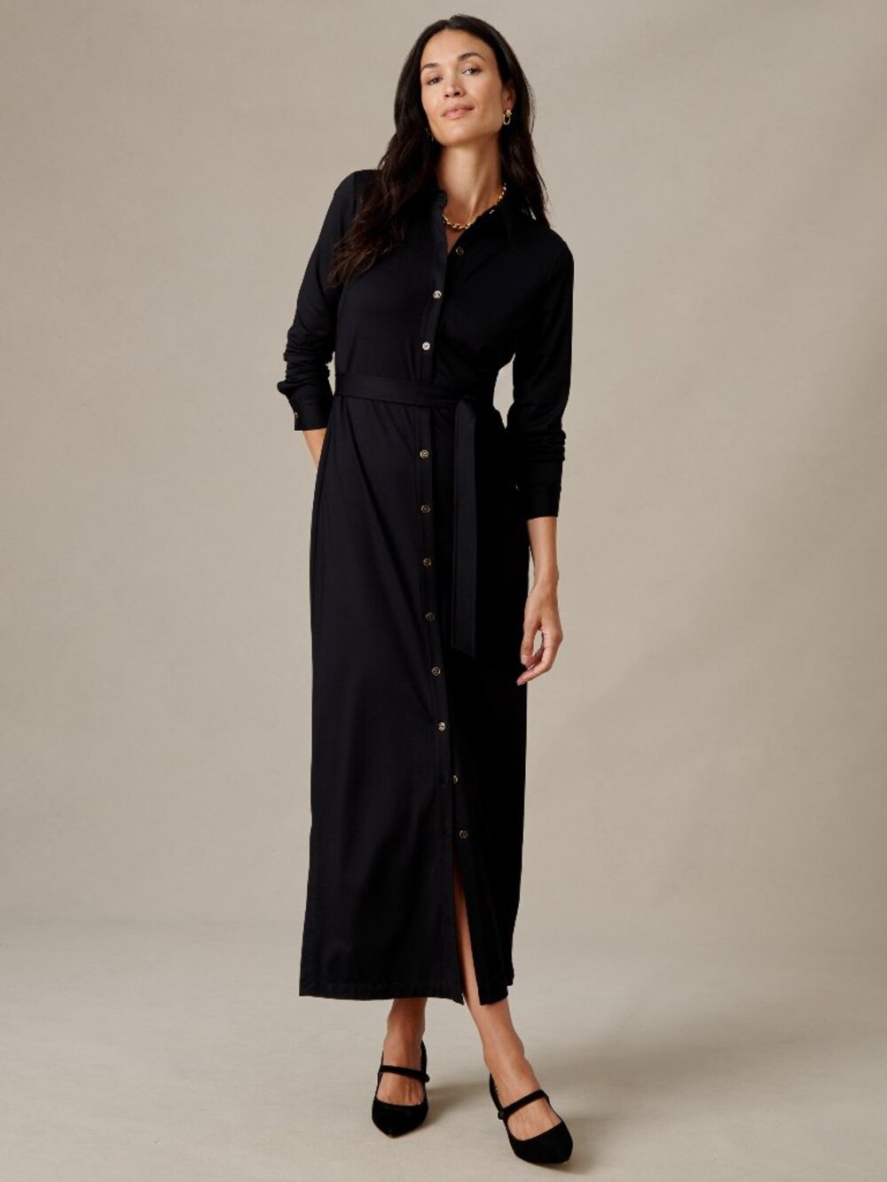 J McLaughlin Amory Maxi Dress - Black NEW
